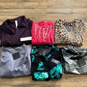 NWT woman’s medium 6pc bundle Marc New York Nanette Lepore Rachel Roy